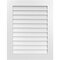 Ekena Millwork Vertical Surface Mount PVC Gable Vent: Non-Functional, w/ 3-1/2"W x 1"P Standard Frame, 28"W x 36"H GVPVE28X3601SN - alternate 1